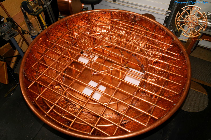 Laura Zulim 99" wide Copper Water Feature