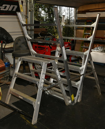 Reinforcing the new 6' tall stands